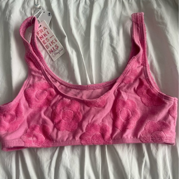 Frankies bikinis floral terry top - Picture 2 of 3